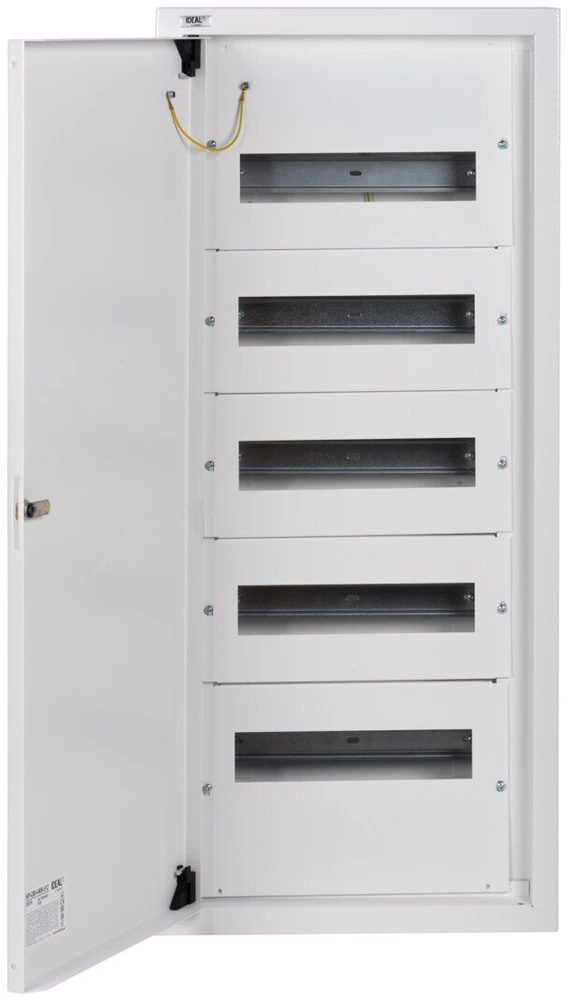 Kanlux Modulinis metalinis paskirstymo skydas 5x12 paviršinio montavimo I klasės baltos durys KP-DB-I-MS-512 baltas 29318