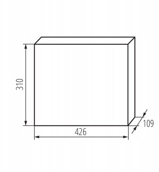 Kanlux Modulinė paskirstymo dėžutė plastikinė 2x18 įmontuojama IP30 IK07 N+PE II klasė durelės baltos KDB-F36P balta 23628