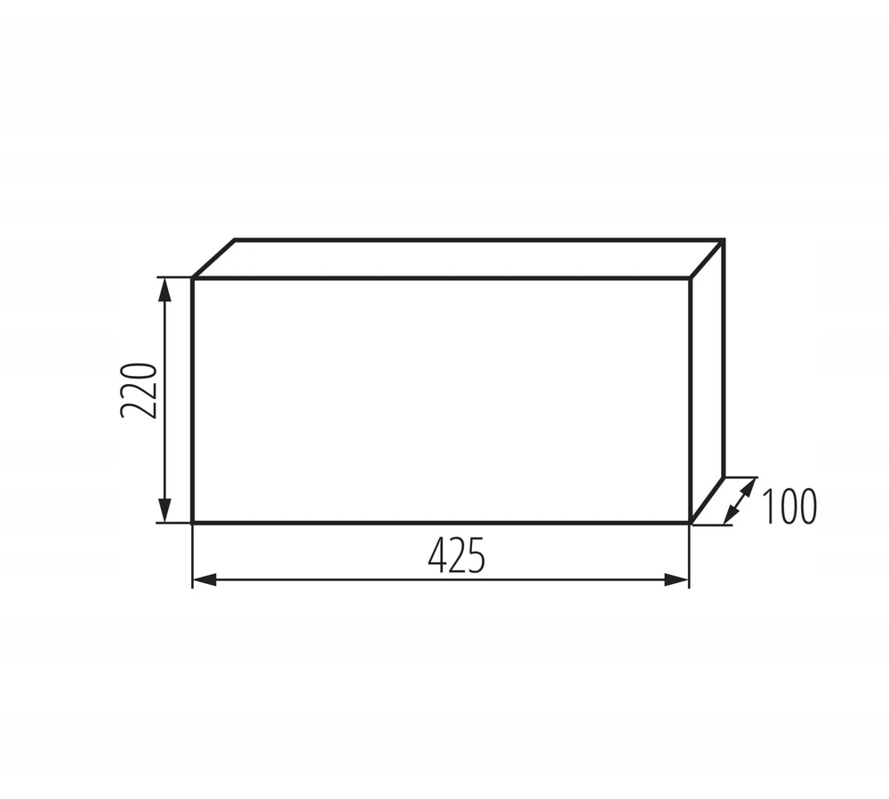 Kanlux Modulinė paskirstymo dėžutė plastikinė 1x18 įleidžiama IP30 IK07 N+PE II klasė durelės baltos KDB-F18P balta 23626