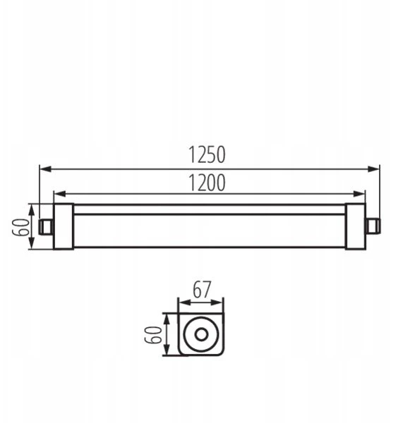Kanlux OPR.HERMET.LED TP STRONG LED 37W-NW
