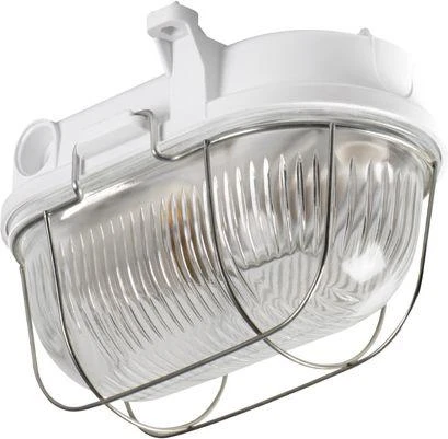 Kanlux Hermi 7063NB 1 x 100W E27 IP54 balto kanalo šviestuvas (70524)