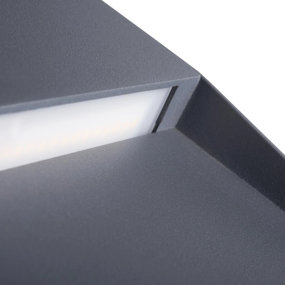 Kanlux 4W LED paviršinis lauko šviestuvas DULI, antracito sp., 4000K, IP54