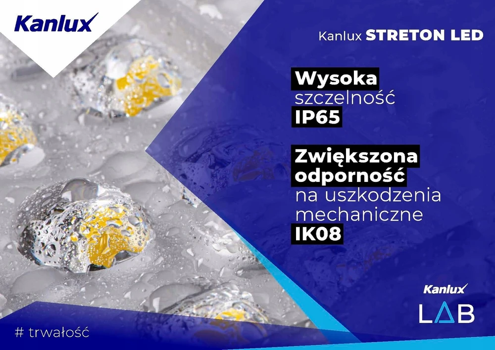 Kanlux LED STOVĖJIMO ŽIBINTAS STRETON LED 40W NW