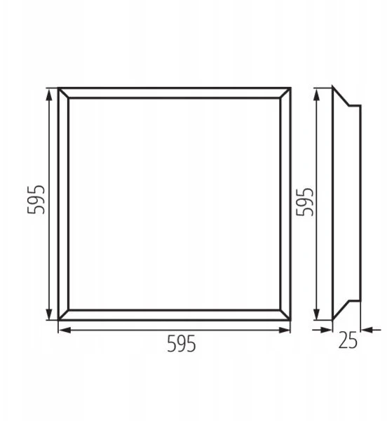 Lubinis šviestuvas Kanlux LED PANELĖ P/T BLINGO 24W 432060NW