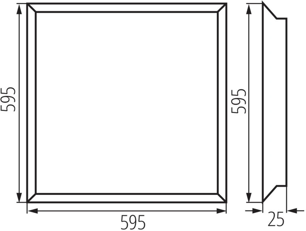 Kanlux LED PANELĖ P/T BLINGO TUN48W 6060 NW