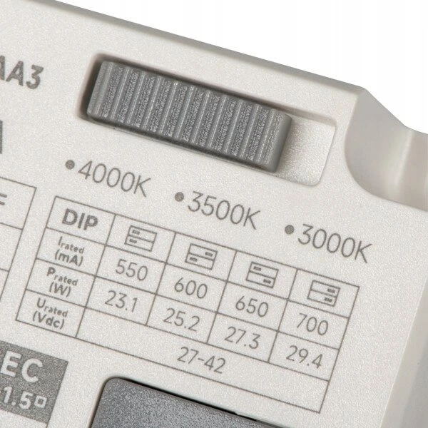 Kanlux pastovios įtampos LED maitinimo šaltinis TIBERI DRV CiP M500MA 21W 27-42V DC 350-500mA IP20 26384