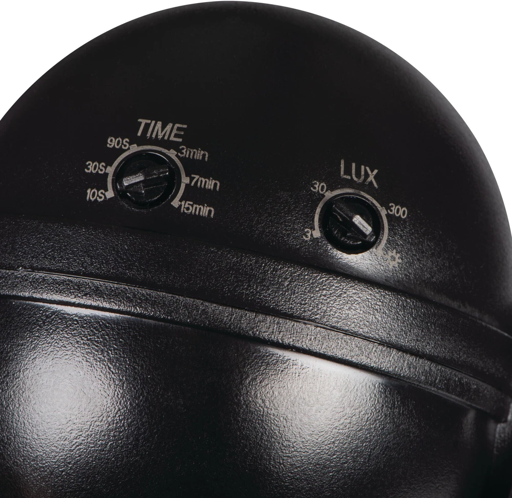 Kanlux Judesio jutiklis PIR ALER JQ-30-B/B 1200VA max 10m 160/20 laipsnių IP44 II klasė sieninis juodas 23458