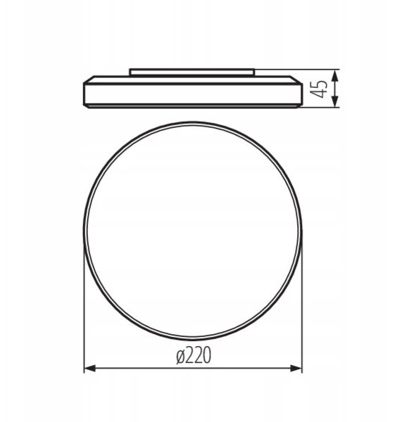 Kanlux PLAFON LED DUNO PRO 15W-NW-O