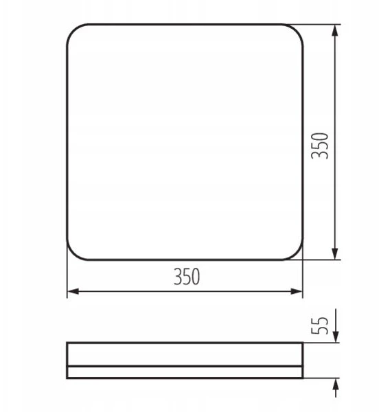 Kanlux PLAFON.LED IPER LED 35W-NW-L