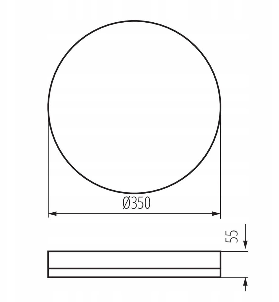 Kanlux PLAFON.LED IPER LED 35W-NW-O