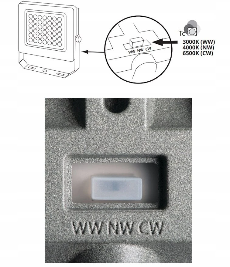 Kanlux NAŚW.LED ACETE 10W CCT GR