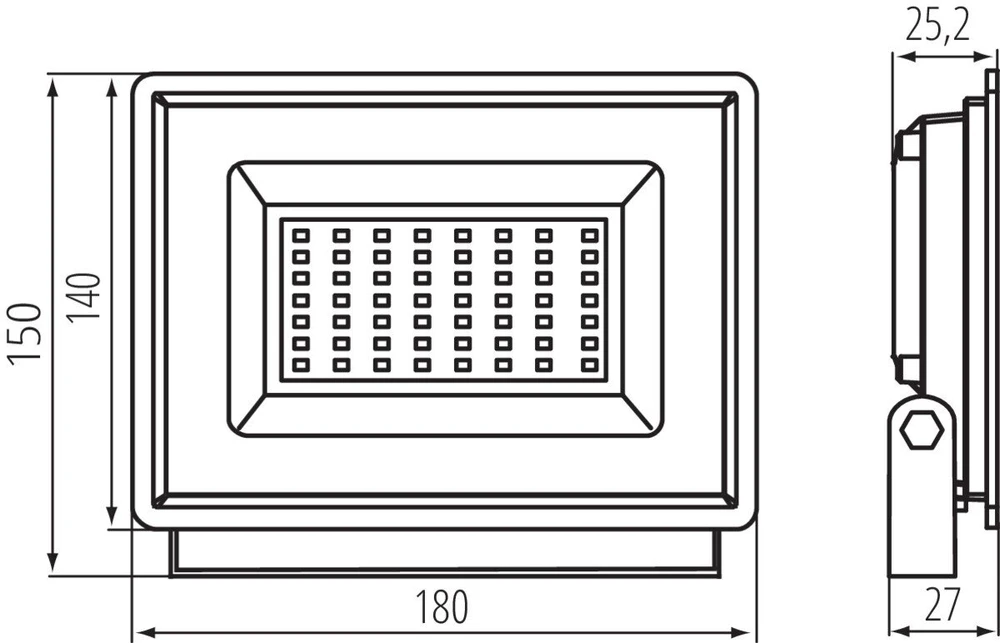 Kanlux NAŚW.LED GRUN NV LED-50-B