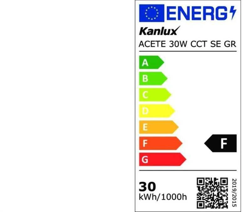 Kanlux NAŚW.LED ACETE 30W CCT SE GR