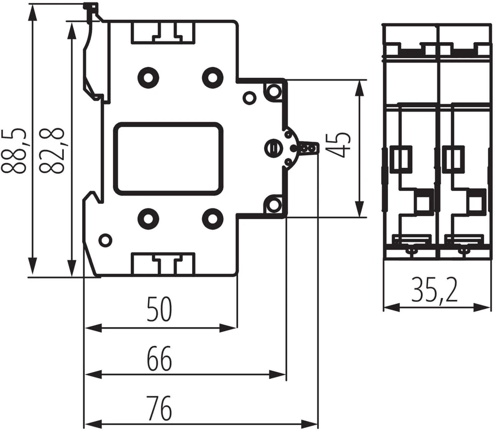 Kanlux PRZ.INS KCS-40A/2P
