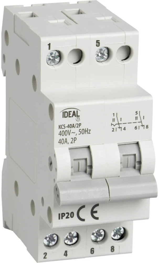 Kanlux PRZ.INS KCS-40A/2P