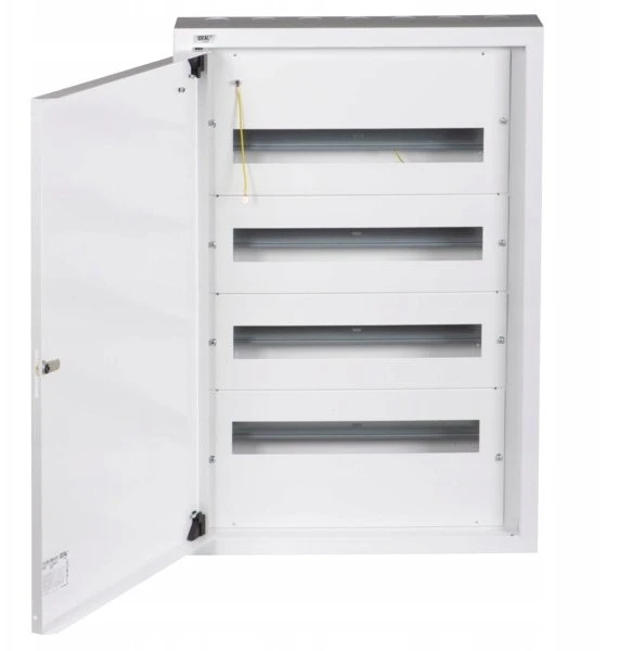 Kanlux 29325 Metalinis modulinis skirstytuvas 4x18 paviršinis IP30 N+PE I klasė baltos durys KP-DB-I-MS-418 balta 29325
