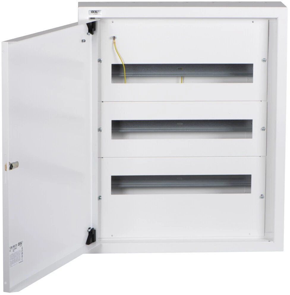 Kanlux 29324 Metalinis modulinis skirstytuvas 3x18 paviršinis IP30 N+PE I klasė baltos durys KP-DB-I-MS-318 balta 29324