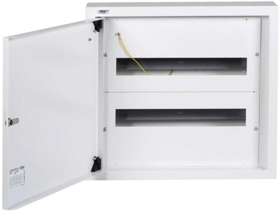 Kanlux 29323 Metalinis modulinis skirstytuvas 2x18 paviršinis IP30 N+PE I klasė baltos durys KP-DB-I-MS-218 balta 29323