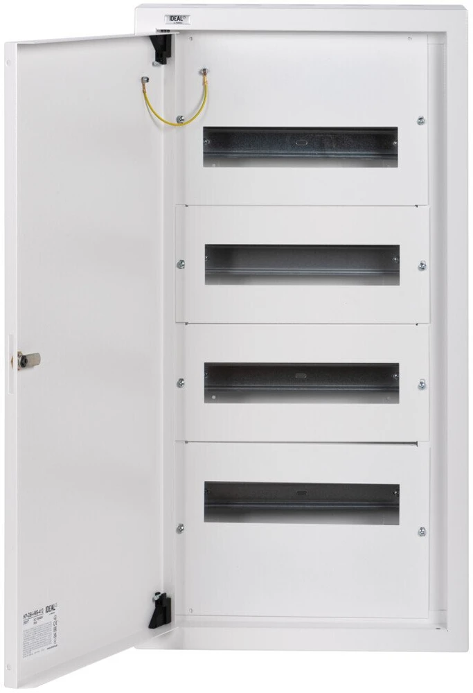 Kanlux 29317 Metalinis modulinis skirstytuvas 4x12 paviršinis IP30 N+PE I klasė baltos durys KP-DB-I-MS-412 balta 29317
