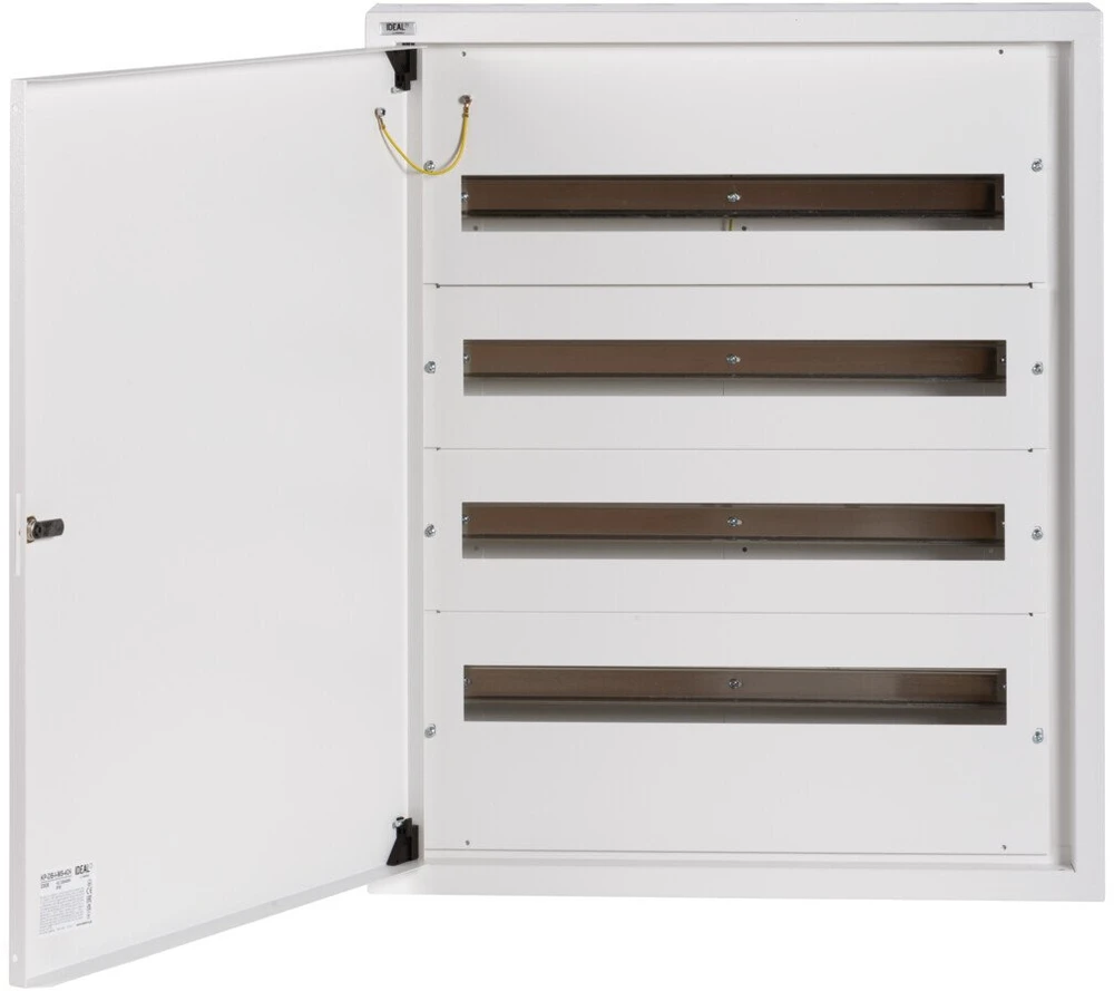 Kanlux 32638 Metalinis modulinis skirstytuvas 4x24, paviršinis IP30 N+PE I klasė, baltos durys KP-DB-I-MS-424 balta 32638