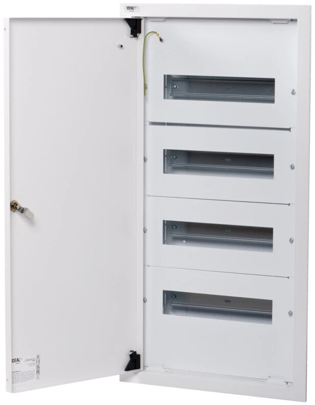 Kanlux 35682 Metalinis modulinis skirstomasis įrenginys 4x12, įleidžiamas IP30 N+PE I klasė, baltos durys KP-DB-I-MF-412 balta 35682