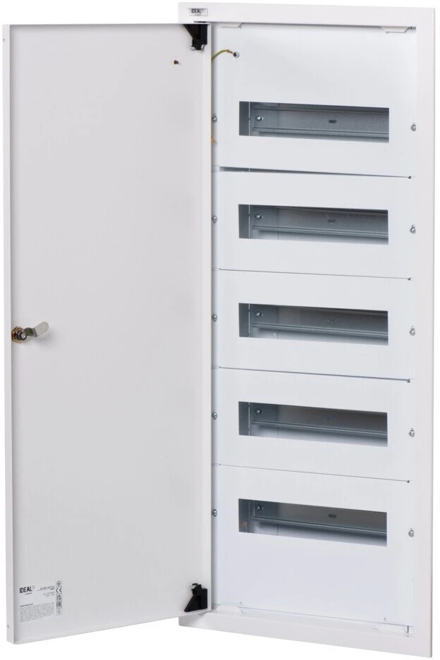 Kanlux 35683 Metalinis modulinis skirstytuvas 5x12, įleidžiamas IP30 N+PE I klasė, baltos durys KP-DB-I-MF-512 balta 35683