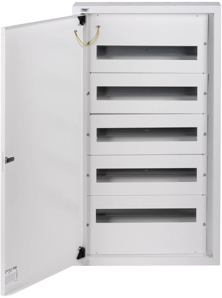 Kanlux 29326 Metalinis modulinis skirstytuvas 5x18 paviršinis IP30 N+PE I klasė baltos durys KP-DB-I-MS-518 balta 29326