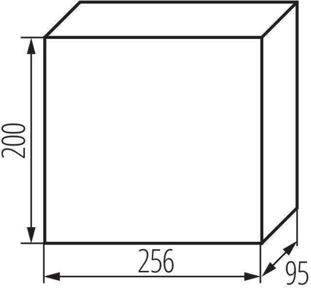 Kanlux 36417 Modulinis skirstomasis skydas plastikinis 1x12 paviršinis IP40 IK06 N+PE II klasė baltos durys DB112S 1X12P/SMD-P balta 36417