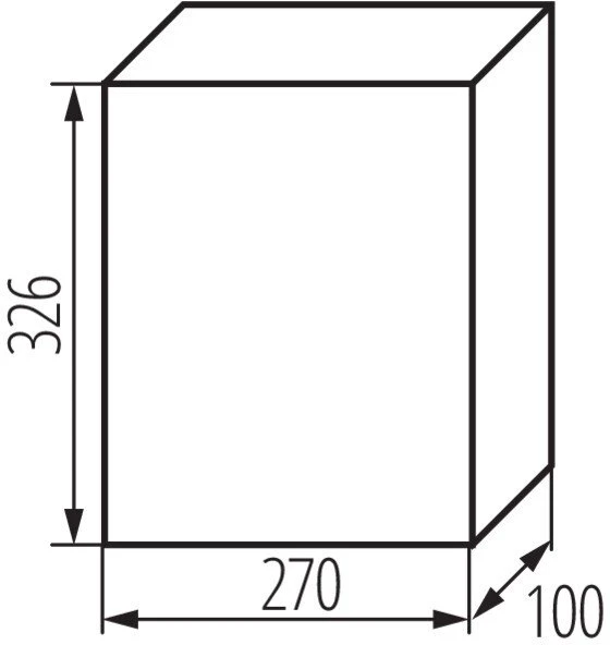 Kanlux 36421 Modulinis skirstomasis skydas plastikinis 2x12 paviršinis IP40 IK06 N+PE II klasė baltos durys DB212S 2X12P/SMD-P balta 36421