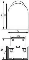 Kanlux PIR SLICK JUDESIO JUTIKLIS JQ-L-W