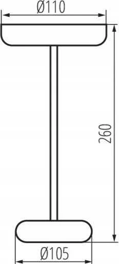 Kanlux stalinė lempa Kanlux Fluxy 37311 stalinė lempa 1x1.7W LED 3000K juoda/skaidri