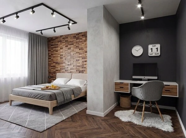 Kanlux Vienfazė šyna TEAR 1F 2M-B 2m juoda (45888)