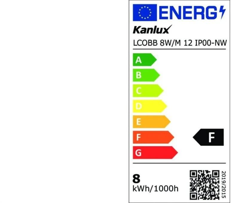 Kanlux TAŚ.LED LCOBB 8W/M 12 IP00-NW