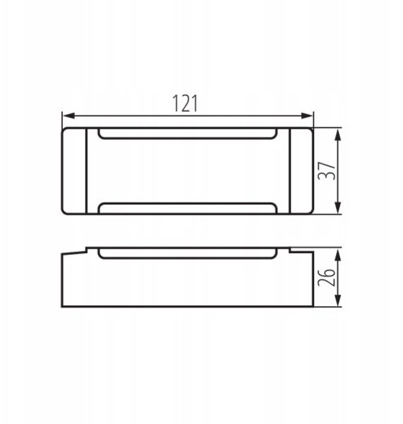 Kanlux TRETO pastovios įtampos maitinimo šaltinis IP67 12V 40W max 3330mA max 0.2A baltas 39512