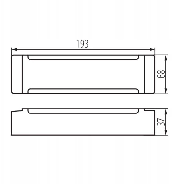 Kanlux TRETO pastovios įtampos maitinimo šaltinis IP67 12V 200W max 16600mA max 1.3A baltas 39520