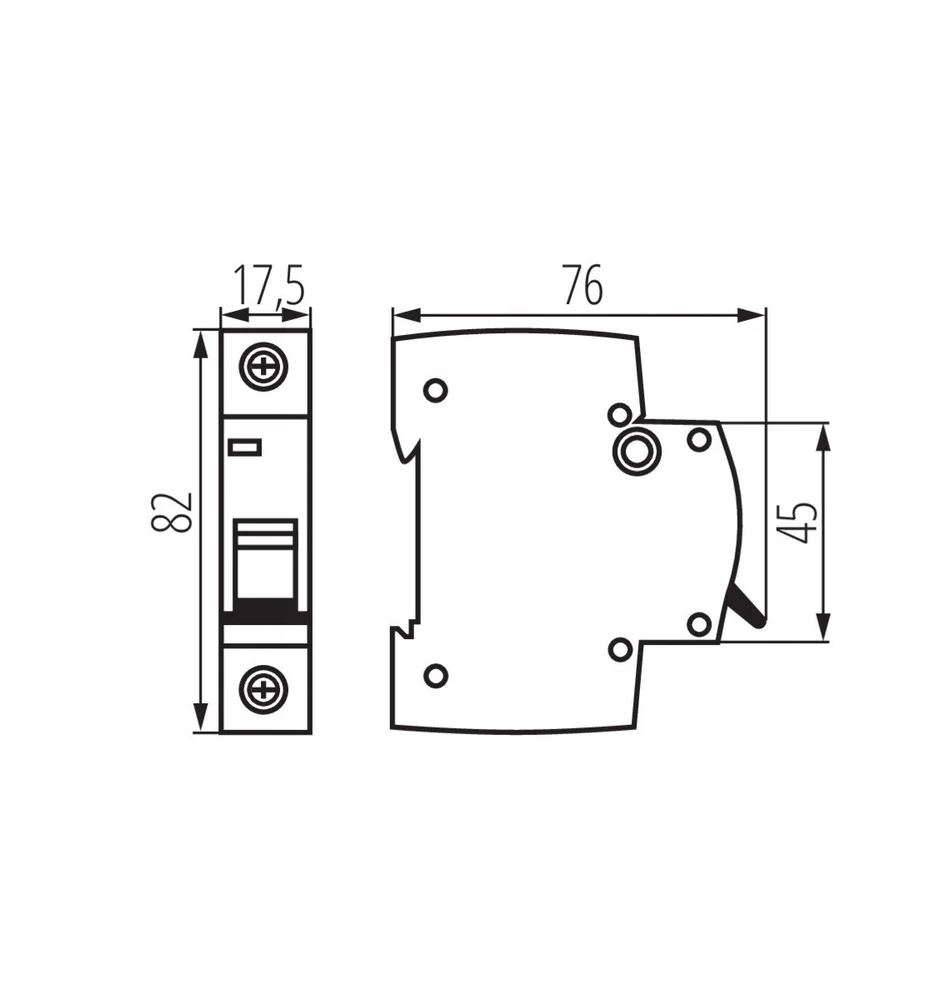 Kanlux 32559 Grandinės pertraukiklis 1P C 13A 6kA C KMB6-C13/1 VDE 32559