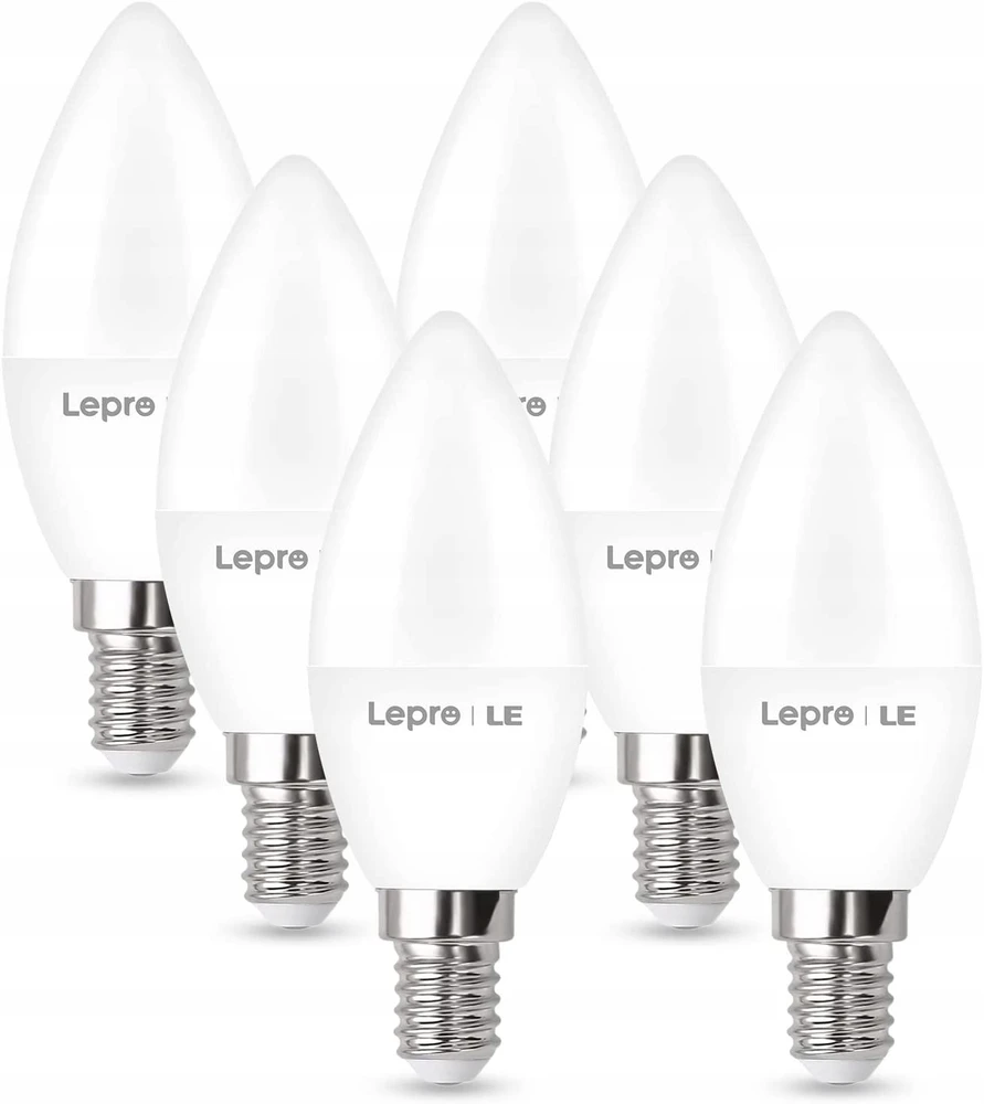LEPRO 600059-WW-EU-6 E14 LED lemputė, žvakės formos, 4.2W (40W), 470 lm, 2700K, E klasė