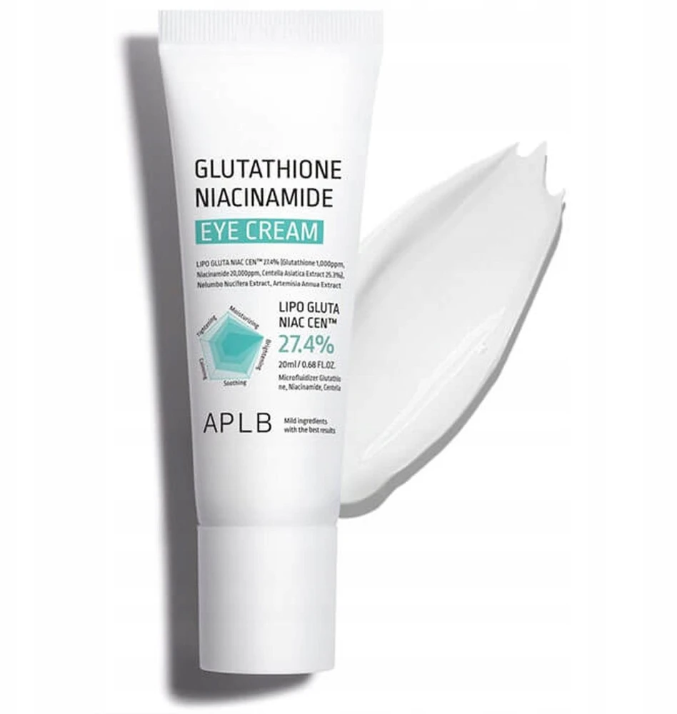 APLB Glutathione Niacinamide Paakių kremas akių kontūro kremas, 20 ml