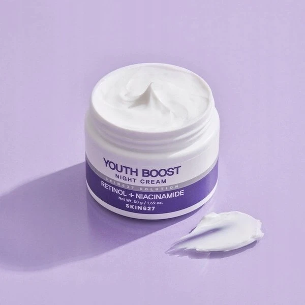 Kann Skin627 Jaunatvinantis naktinis kremas „Youth Boost“, 50 g