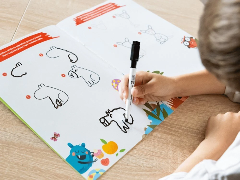 Kapitan Nauka Kapiton Nauka Kapitono Mokslo Doodles Išmokite piešti. Gyvūnai KS1198