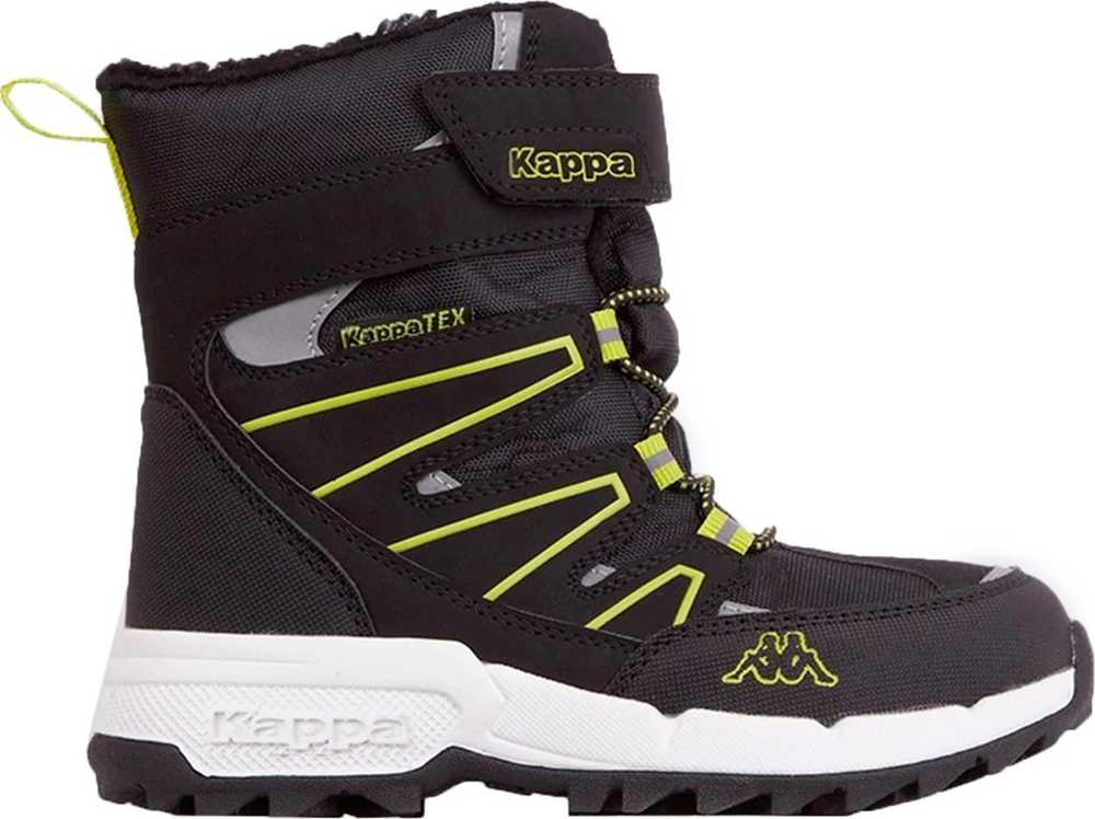 Buty vaikams Kappa Floki Tex juoda-limonkowe 260975K 1133 (31)