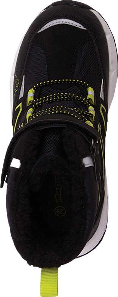 Buty vaikams Kappa Floki Tex juoda-limonkowe 260975K 1133 (33)
