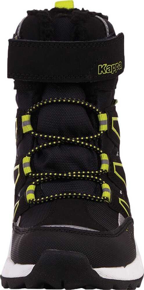 Buty vaikams Kappa Floki Tex juoda-limonkowe 260975K 1133 (33)