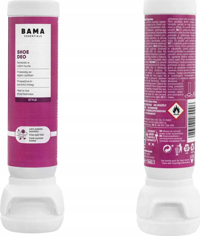 Kaps Bama Essentials Batų gaiviklis 100 ml A37F Skaidrus Viens Dydis