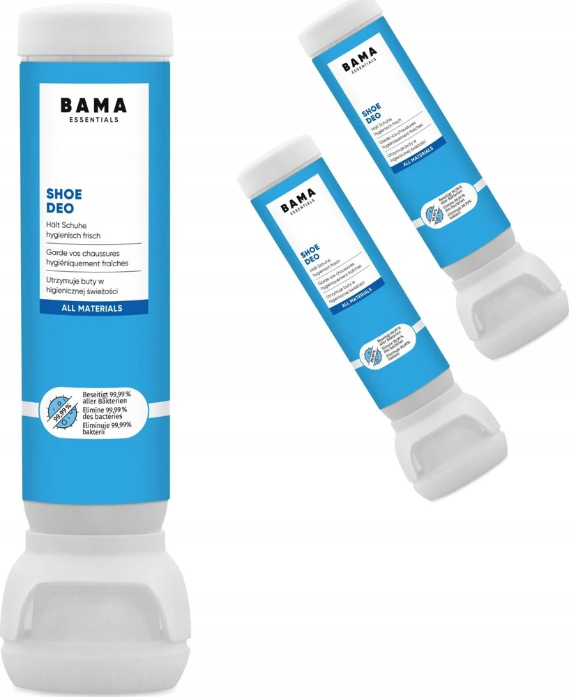 Kaps Bama Essentials Shoe Deo antibakterinis 100 ML A39A Bespalvis Vienas dydis