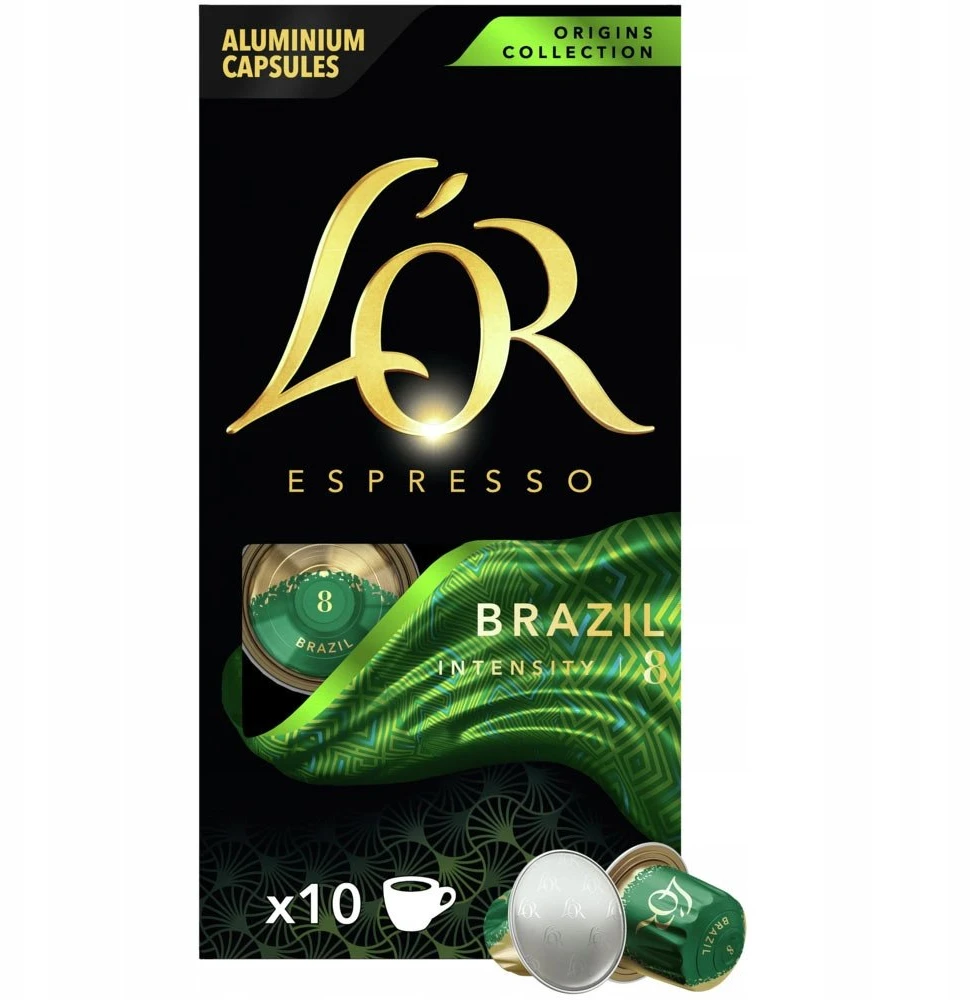 Kavos kapsulės L'OR Brazil, 10 vnt