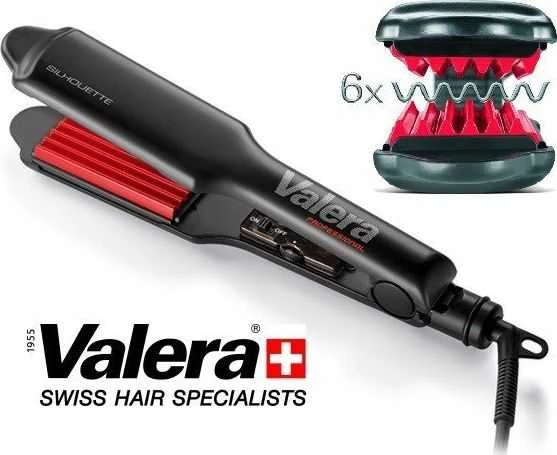 Activeshop "Valera Professional" platus 6 bangų turmalino keraminis garbanojimo lygintuvas SILHOUETTE 647.02