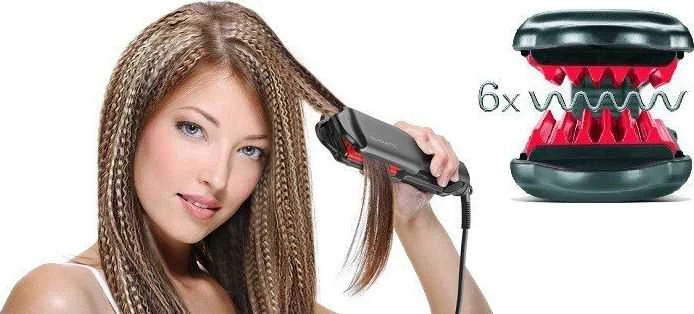 Activeshop "Valera Professional" platus 6 bangų turmalino keraminis garbanojimo lygintuvas SILHOUETTE 647.02