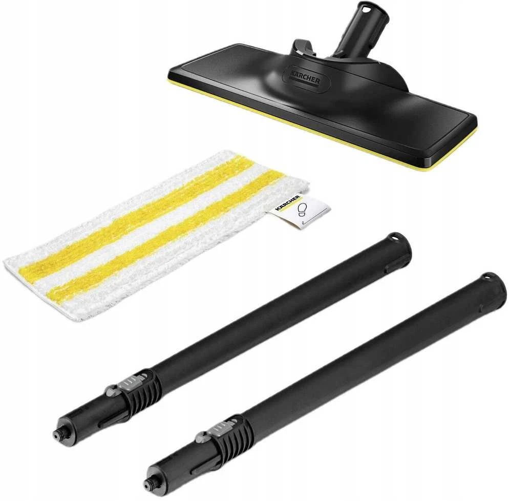 Karcher SC1 rinkinys: grindų antgalis, vamzdžiai ir šluostė