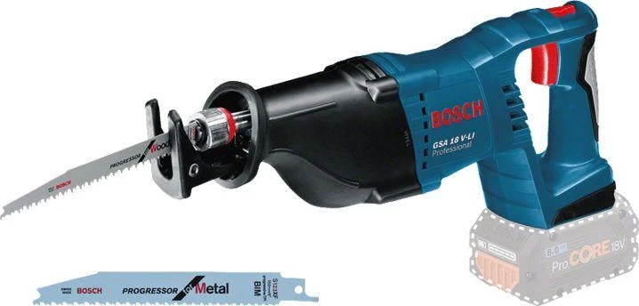 Bosch GSA 18 V-LI pjūklas su priedais